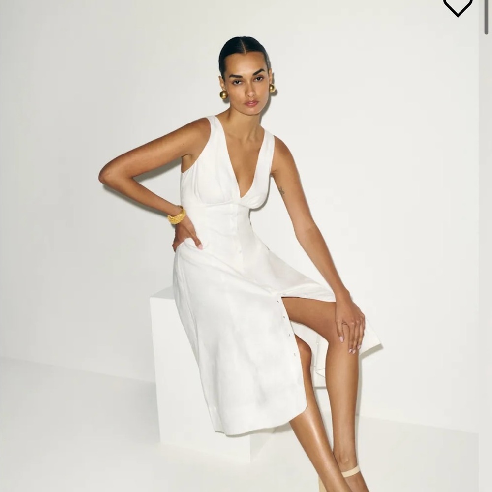 Reformation Sebastian Linen Dress